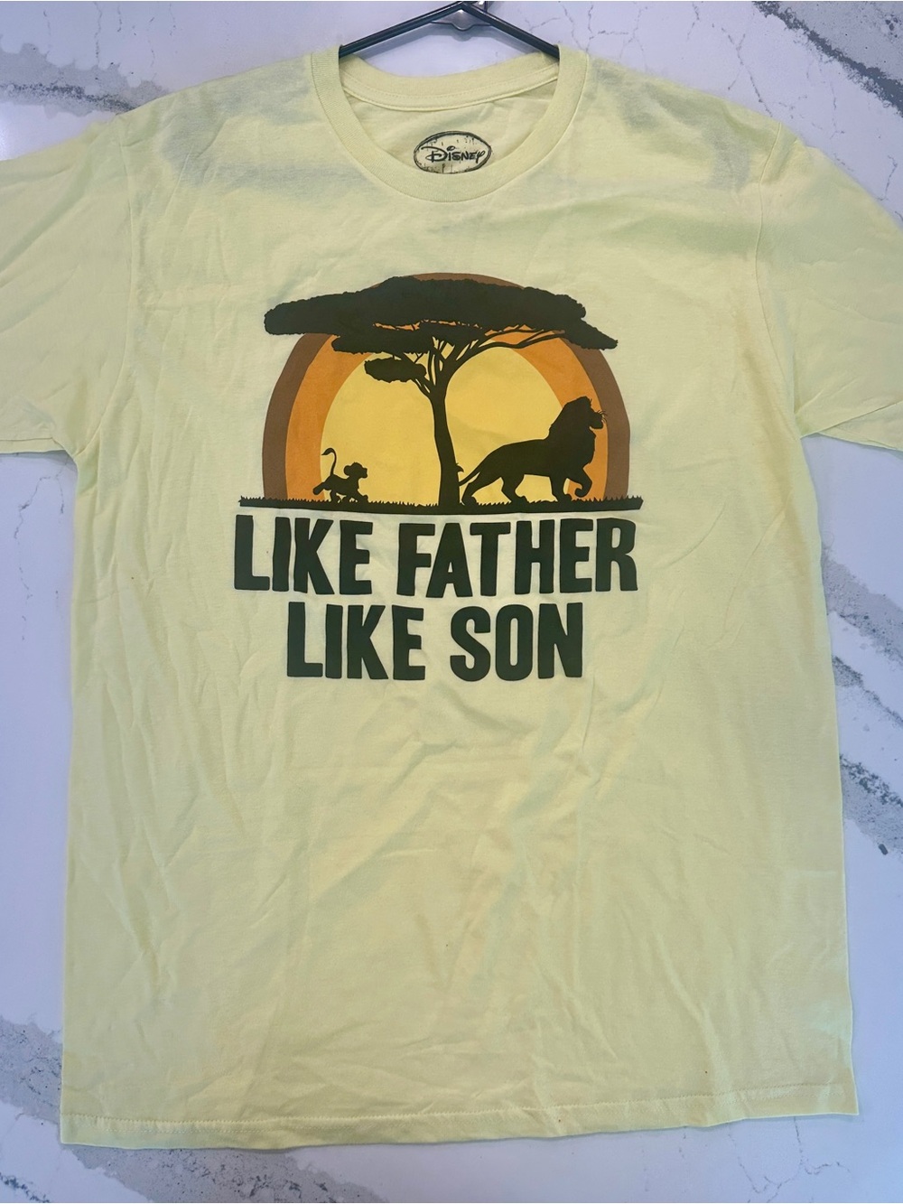 Disney 'Like Father Like Son' Lion King T‑Shirt - Large NWOT